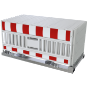 SET | with 20 panel fence | on storage and transport crossbar | without lamp adapter | with foil RA2/B | type of barrier ULTRA